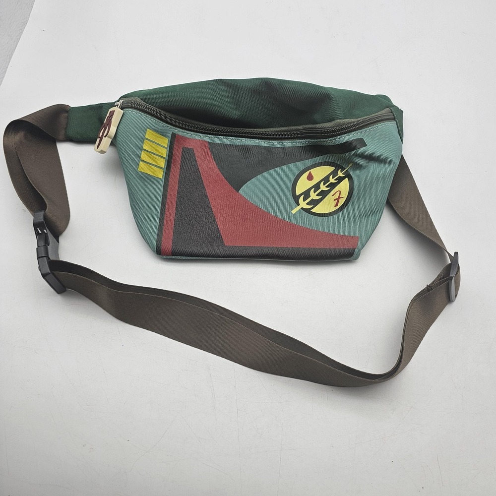 CultureFly Boba Fett Fanny Pack Waist Bag Small Green Belt Bag Mens Adjustable